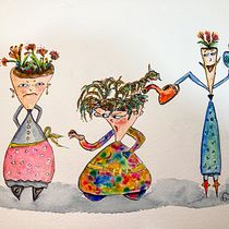 Mein Abschlussprojekt für den Kurs: Grafischer Humor: Lerne Tagesstrips zu zeichnen Ein Projekt aus dem Bereich Traditionelle Illustration, Comic, Bleistiftzeichnung, Zeichnung und Erzählung von Monika Dlugosch - 07.02.2024