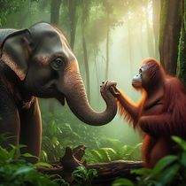 Clasificador entre Elefantes y Orangutanes. Un proyecto de Programación, Desarrollo Web e Inteligencia Artificial de Juan Cruz Sarasibar - 31.01.2024