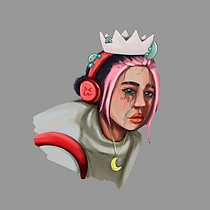 Mi proyecto del curso: Retratos digitales de fantasía con Photoshop @Nayo.Villanueva. Ilustração tradicional, Desenho, Ilustração digital, Desenho de retrato, Desenho digital, e Pintura digital projeto de Bernardo Negrete Villanueva - 07.02.2024