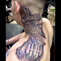 Mi proyecto del curso: Lettering para tatuajes. Projekt z dziedziny  Kaligrafia, T, pografia i Projektowanie tatuaż użytkownika Izai HR - 19.01.2024