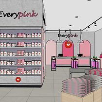 EVERYPINK! My project for course: Creation of Interior Design Projects on SketchUp. Un proyecto de Arquitectura interior, Diseño de interiores, Modelado 3D, Diseño 3D e Interiorismo de Andreea - 04.02.2024