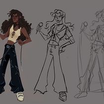  BOY BAND BOY. Een project van Traditionele illustratie, Ontwerp van personages, Digitale illustratie y Digitale tekening van kilkelopezmorales - 08.02.2024
