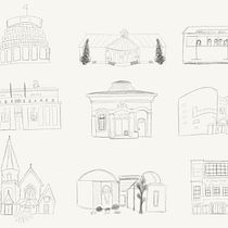 My project for course: Colorful City Portraits: Illustrate Your Favorite Place. Un progetto di Illustrazione tradizionale, Infografica, Disegno, Illustrazione digitale e Pittura digitale di lotu.ili - 09.02.2024