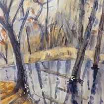 My project for course: Dreamy Watercolor Landscapes: Paint with Light. Un projet de Aquarelle , et Peinture de Molli Woodtagger - 09.02.2024