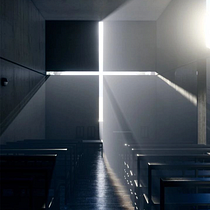Representación Iglesia de la Luz, Tadao Ando. Architecture, 3D Modeling, Digital Architecture, 3D Design, and ArchVIZ project by luis ruiz - 02.07.2024