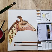 My project for course: Watercolor Illustration: Painting Realistic Wildlife. Een project van  Beeldende kunst, Schilderij, Aquarelschilderen y Naturalistische illustratie van Sharyn Tracy Macaraeg - 09.02.2024