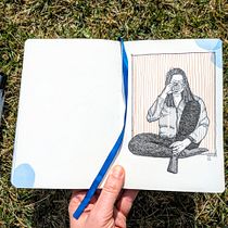 My project for course: Illustrated Diary: Fill Your Sketchbook with Experiences. Traditional illustration, Sketching, Drawing, Sketchbook & Ink Illustration project by Anita Yo - 02.09.2024