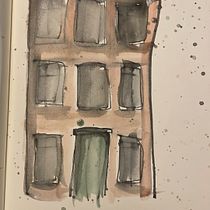 My project for course: Illustrating Charming Scenes with Watercolor and Ink. Painting, Sketching, Watercolor Painting, Architectural Illustration & Ink Illustration project by Karin Kraaier - 02.09.2024