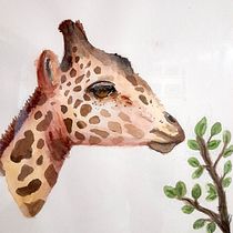 My project for course: Watercolor Illustration: Painting Realistic Wildlife. Een project van  Beeldende kunst, Schilderij, Aquarelschilderen y Naturalistische illustratie van Nina Šarišská - 01.02.2024