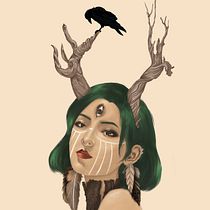 My project for course: Digital Fantasy Portraits with Photoshop. Ilustração tradicional, Desenho, Ilustração digital, Desenho de retrato, Desenho digital, e Pintura digital projeto de febe_wijaya97 - 14.06.2022