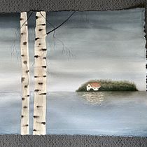 My project for course: Atmospheric Landscapes in Watercolor . Un projet de Beaux Arts, Peinture , et Aquarelle de Maya Arvidsson - 06.02.2024