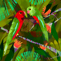 My project for course: Playful Animal Illustration with Photoshop. Traditional illustration, and Digital Illustration project by nadinebrischke - 02.11.2024