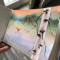 Mi proyecto del curso: Paisajes atmosféricos en acuarela. Un projet de Beaux Arts, Peinture , et Aquarelle de Rocio Romero - 10.02.2024