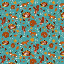 Forrest pattern . Un progetto di Illustrazione tradizionale, Pattern design, Disegno, Illustrazione digitale e Illustrazione botanica di celma_illu - 11.02.2024