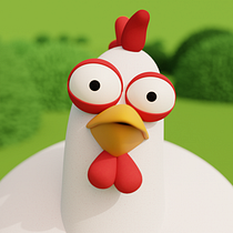Chickencdote. 3D, 3D Animation, 3D Modeling, and 3D Character Design project by Nuno Vaz - 12.04.2023