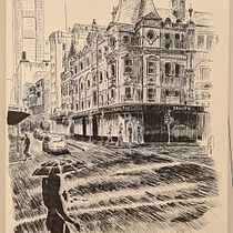 My project for course: Urban Architectural Sketching with Ink. Traditional illustration, Sketching, Drawing, Architectural Illustration & Ink Illustration project by Alex Donald - 02.12.2024