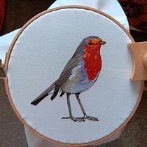 My project for course: Painting with Thread: Textile Illustration Techniques. Ilustração tradicional, Bordado, e Design têxtil projeto de colleenbettles - 11.02.2024