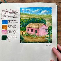 Mi proyecto del curso: Cuaderno de viaje en acuarela. Traditional illustration, Architectural Illustration, and Sketchbook project by mandujar03 - 02.11.2024