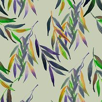 My project for course: Print Design with the Half Drop Repeat Technique. Projekt z dziedziny Trad, c, jna ilustracja, Pattern design i Stemple użytkownika Hanna Shvaikova - 12.02.2024