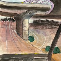 My project for course: Architectural Sketching with Watercolor and Ink. Watercolor Painting project by Elisa Errichiello - 02.12.2024