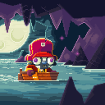 Pug Pirate . Un progetto di Character design, Videogiochi, Pixel art e Progettazione di videogiochi di Germán Sanchez - 12.02.2024
