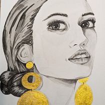 Mi proyecto del curso: Cuaderno de retratos en acuarela. Painting, Watercolor Painting, Portrait Drawing, and Sketchbook project by Elena - 02.10.2023