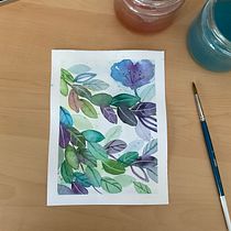 My project for course: Artistic Floral Watercolor: Connect with Nature. Ilustração tradicional, Pintura, Pintura em aquarela e Ilustração botânica projeto de Sena Soğuk - 12.02.2024