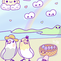 Meu projeto do curso: Design de mundos kawaii: crie ilustrações alegres. Character Design, Digital Illustration, and Manga project by Jeh Cerqueira - 02.07.2024