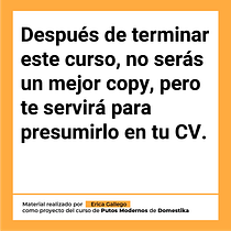 Mi proyecto del curso: Copywriting para copywriters. Un progetto di Pubblicità, Cop, writing, Stor, telling e Comunicazione di gallegoerica57 - 10.02.2024