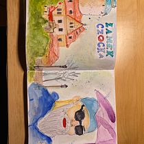 Mój projekt z kursu: Szkic artystyczny w akwareli: odważ się wyrazić swoje pomysły. Ilustração tradicional, Esboçado, Criatividade, Desenho, Pintura em aquarela, e Sketchbook projeto de Karo - 12.02.2024