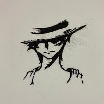 Tatuaje de Luffy . Tattoo Design project by Iván Carmona Salazar - 02.11.2024