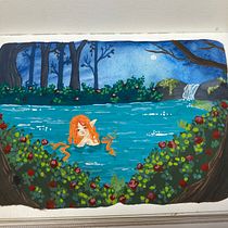 My project for course: Fantasy Landscapes with Watercolor & Gouache. Un progetto di Belle arti, Pittura, Pittura ad acquerello, Illustrazione naturalistica e Pittura gouache di Mayz Yarana - 13.02.2024