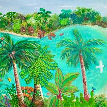 My project for course: Acrylic Painting Step by Step: Create Incredible Landscapes. Traditional illustration, Painting, Acr, lic Painting, and Sketchbook project by charlene9 - 02.14.2024