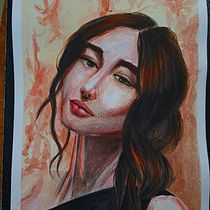 Mi proyecto del curso: Retrato artístico en acuarela. Fine Arts, Painting, Watercolor Painting, and Portrait Drawing project by maldonadocristina - 02.12.2024