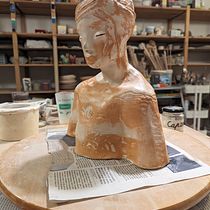 Mon projet du cours : Initiation à la sculpture figurative en argile. Artes plásticas, e Escultura projeto de clementine_nemo - 14.02.2024