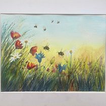 My project for course: Illustrating the Natural World with Watercolor and Charcoal. Traditional illustration, Painting, and Naturalistic Illustration project by Zoe pritchard - 02.14.2024