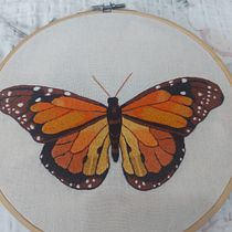Mi proyecto del curso: Técnicas de bordado realista. Traditional illustration, Embroider, and Textile Design project by Dora Estefany Niño Caldas - 02.14.2024