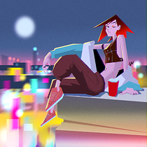 My project for course: Captivating and Dynamic Character Creation. Un proyecto de Diseño de personajes, Ilustración digital y Dibujo digital de Edwin Aguilar - 14.02.2024