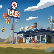 "Digital Background Painting for Animation" Project. Traditional illustration, Animation, Digital Illustration, and Digital Painting project by amitcharts - 02.14.2024