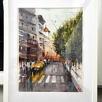 My project for course: Urban Landscapes in Watercolor Ein Projekt aus dem Bereich Bildende Künste, Aquarellmalerei und Architektonische Illustration von gitta_szucs - 16.02.2024