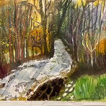 Mein Abschlussprojekt für den Kurs: Realistische Landschaften in Aquarell malen. Projekt z dziedziny  Sztuki piękne,  Malarstwo, Sketching, Malowanie akwarelą, Ilustracja naturalist i czna użytkownika Palinkas Cecilia - 16.02.2024
