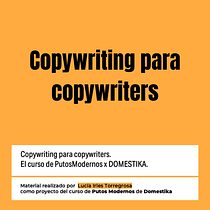 Ser copy nunca había sido tan fácil: Copywriting para copywriters. Un progetto di Pubblicità, Cop, writing, Stor, telling e Comunicazione di Lucía Irles - 16.02.2024