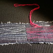Entrenant-me en Sashiko... . Un projet de Broderie, Art textile, DIY, Upc, cling , et Design textile de rosertresors - 17.02.2024