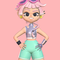 My project for course: Character Design: Develop Your Own Style Ein Projekt aus dem Bereich Design von Figuren, Zeichnung, Digitale Illustration, 3-D-Modellierung und Design von 3-D-Figuren von Vanessa Farano - 17.02.2024