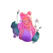 Il mio progetto del corso: Ritratto di personaggi in stile cartoon con Procreate. Character Design, Digital Illustration, Digital Drawing, and Digital Painting project by Sara - 02.16.2024