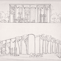 My project for course:  Tribunal de Justiça de Palmas Tocantins. Un projet de Architecture, Dessin au cra, on et Illustration architecturale de Sara Gomes de Almeida - 17.02.2024