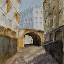My project for course: Architectural Illustration with Watercolor. Un projet de Aquarelle, Illustration traditionnelle, Esquisse , Dessin, Illustration architecturale , et Carnet de croquis de lasullivan164 - 17.02.2024