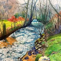 My project for course: Painting Realistic Watercolor Landscapes. Projekt z dziedziny  Sztuki piękne,  Malarstwo, Sketching, Malowanie akwarelą, Ilustracja naturalist i czna użytkownika Mimi Latorre - 17.02.2024
