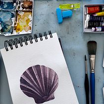 Meu projeto do curso: Ilustração de elementos naturais em aquarela. Un progetto di Illustrazione tradizionale, Pittura ad acquerello e Illustrazione naturalistica di contato_anatrevisan - 18.02.2024