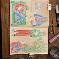 Mein Abschlussprojekt für den Kurs: Figurenentwicklung durch Beobachtungszeichnen. Un proyecto de Ilustración tradicional, Diseño de personajes, Dibujo y Sketchbook de heraknitz - 18.02.2024